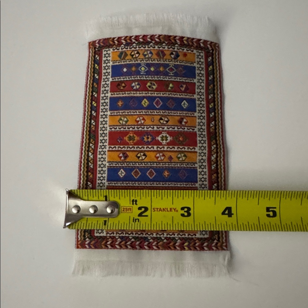 Miniature Rug Woven Rug / Carpet - Picture 7 of 7